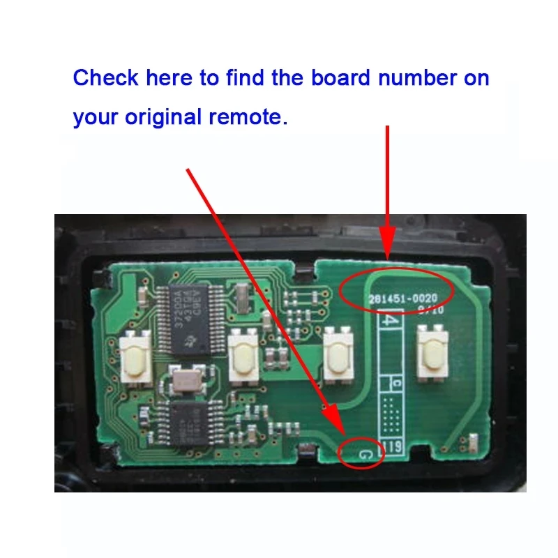 HYQ14FBA Toyota RAV4 2013 2014 2015 Avalon Camry Corolla Prius 0020 281451-0020 G Board Smart Key Remote Fob
