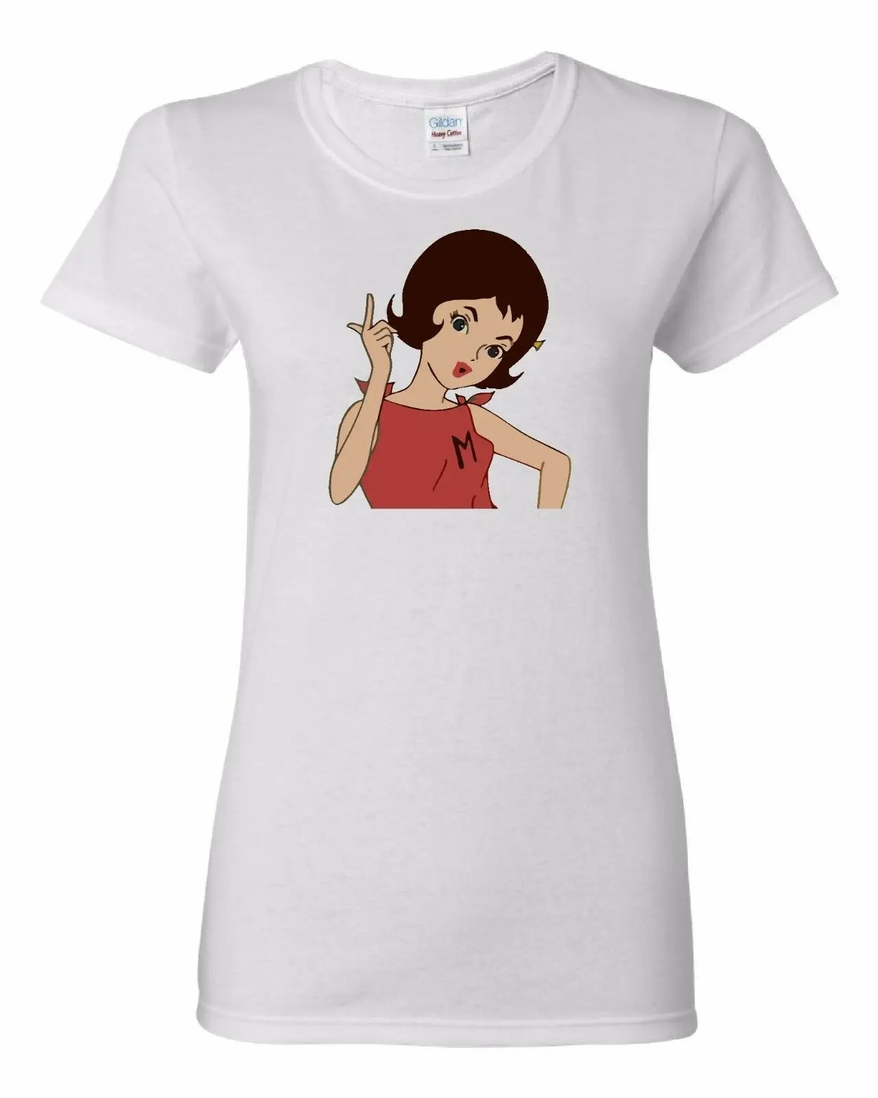 TRIXIE/белая или красная женская футболка 100% хлопок BMF Apparel Повседневная с короткими