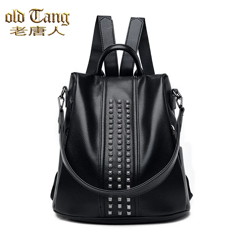 

OLD TANG Large Capacity Fashion Travel Backpack 2020 Women Backpack High Qulaity Concise Casual Student Shoulders Bags