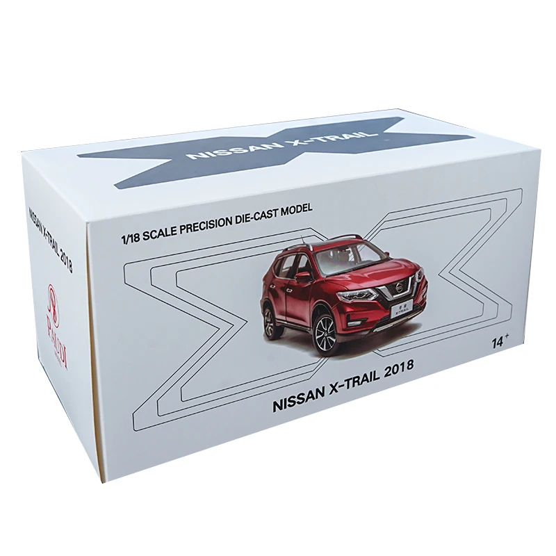 1:18 весы NISSAN X-TRAIL SUV литая модель автомобиля Реплика Коллекция с маленьким подарком