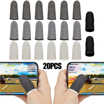

20pcs Phone Game Finger Sleeve Screen Gaming Controller Touch Screen For PUBG Finger Cot For Child