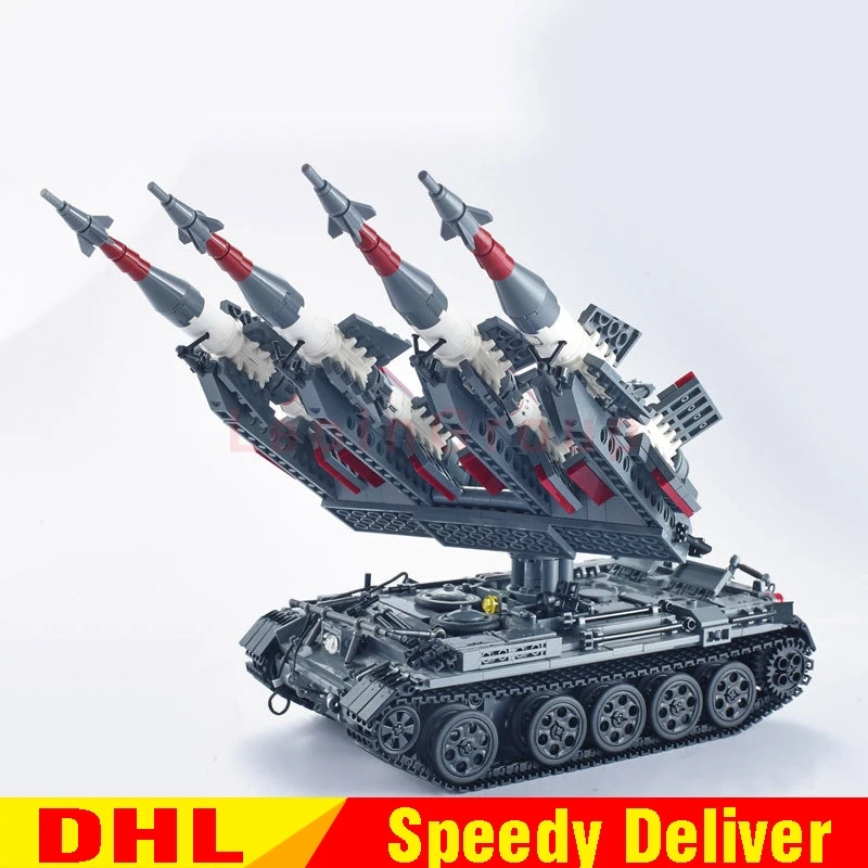 

Military Series Xingbao 06004 The Sa-3 Missile And T55 Tank Set Children Building Blocks Bricks Leinly Toys Gifts Clone