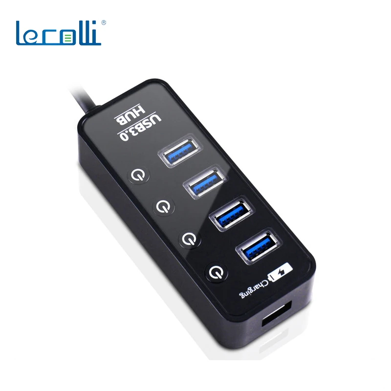Концентратор частный режим Высокоскоростная зарядка четыре порта USB3.0 концентратор Usb расширитель Смарт зарядка Защита окружающей среды