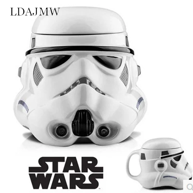 

Star Wars Surrounding Mug Creative Gift Black And White Samurai Ceramic Personality Coffee Cup Water Cup Milk Cup Friend Cup
