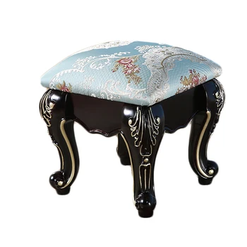

European and American style coffee table stool removable sofa stool fabric shoe stool living room creative home small stool