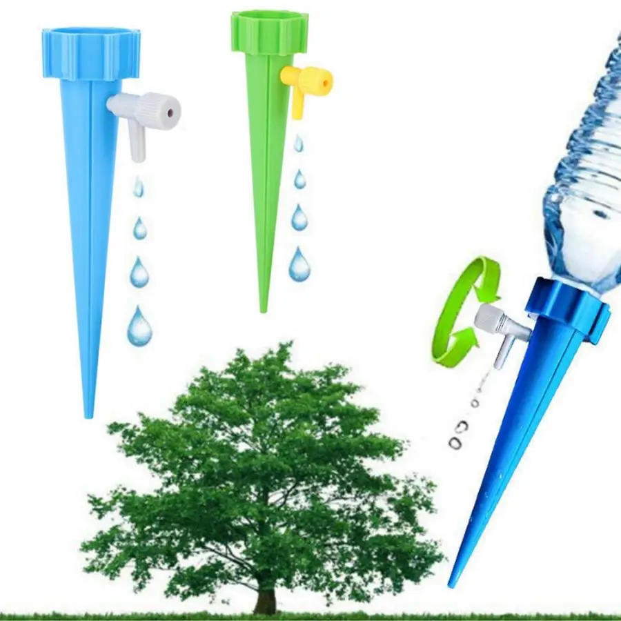 

6PCS Garden Plant Self Watering Adjustable Stakes Automatic Spikes Irrigation System Tool Waterer