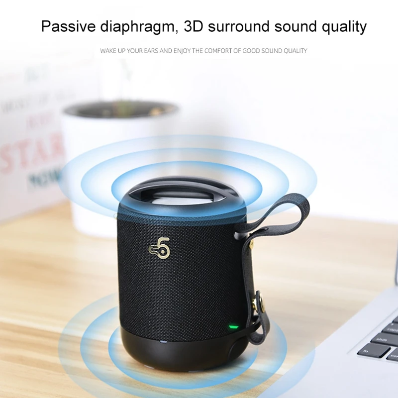 Wireless Speaker Bluetooth 5.0 Subwoofer Portable Loudspeaker Soundbar Sound Stereo Outdoor Support Tf Card