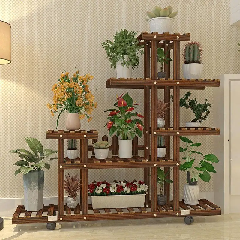Jardin гостиная деревянные полки Etagere горшок для стойки открытый Stojak Na Kwiaty балкон