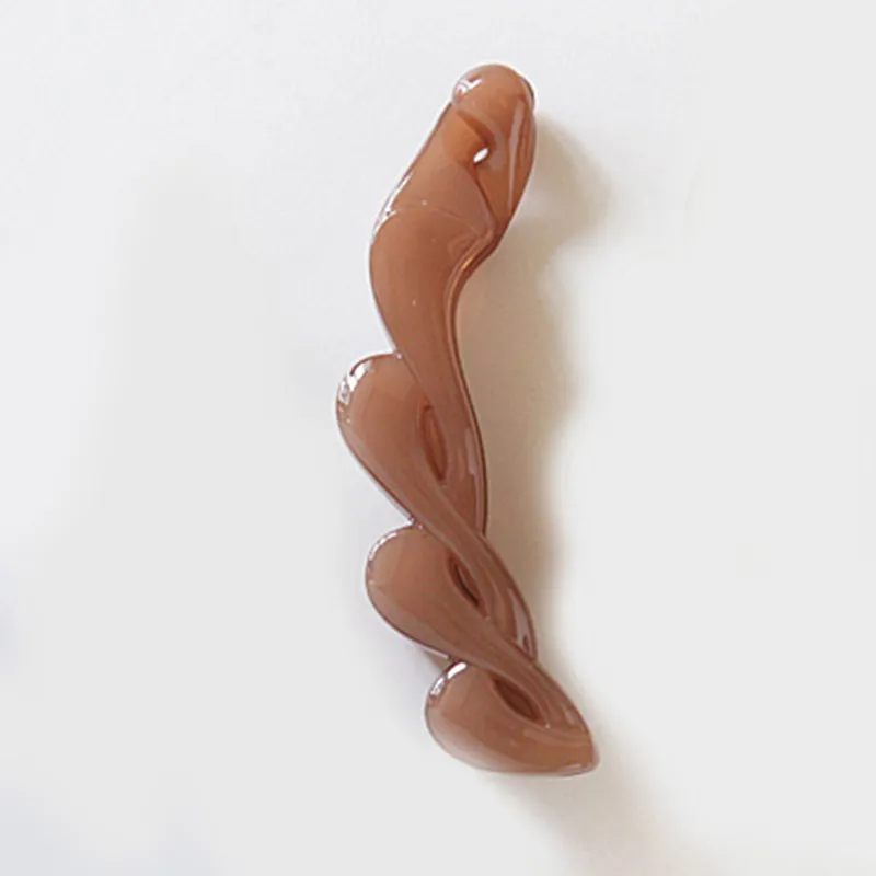 brown Новинка, модный зажим для девушек, заколка для волос банана, Корейская заколка для волос, конский хвост, держатель для женщин, заколка для волос, аксессуары для дропшиппинг - Цвет: brown