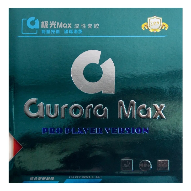 729 Aurora MAX дружба резиновый проигрыватель для настольного тенниса не липкая губка