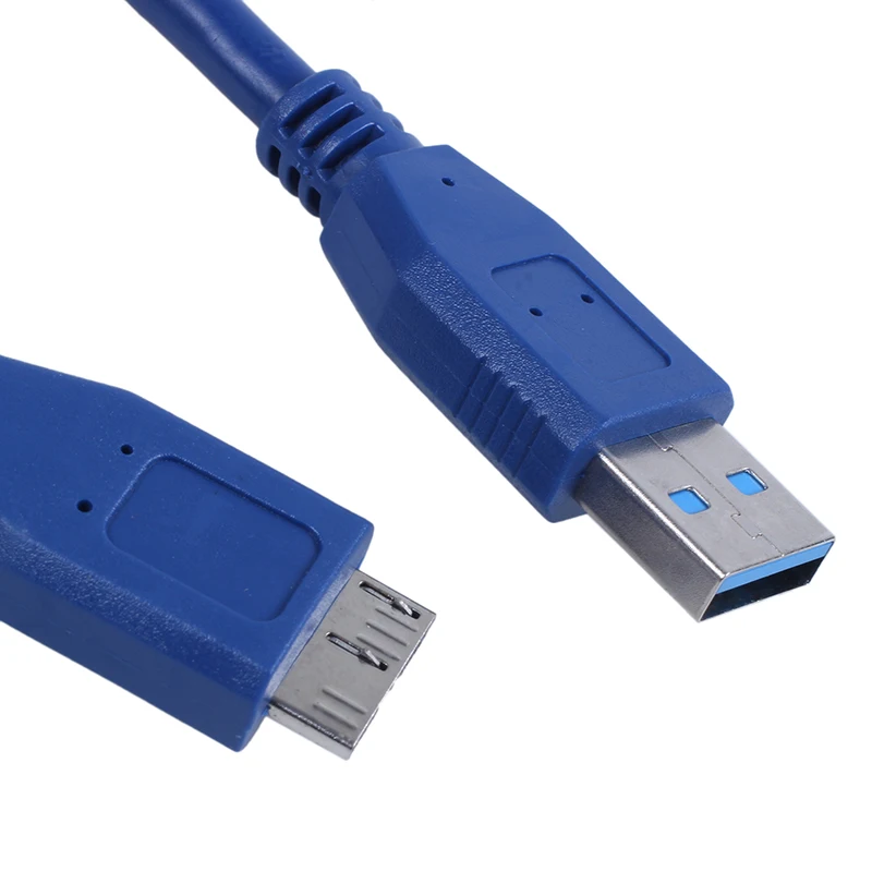 30 см синий USB 3,0 male-Micro-B male Кабель синхронизации и зарядки шнур питания