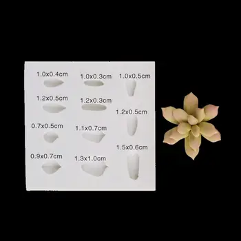 

Handmade 3D Succulent Plants Silicone Mold Polymer Clay Mold Art Caft Tools 53CB