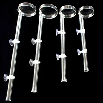 

Acrylic Shrimp Feeding Tray Fish Food Feeder Aquarium Fish Tank Feeding Tube