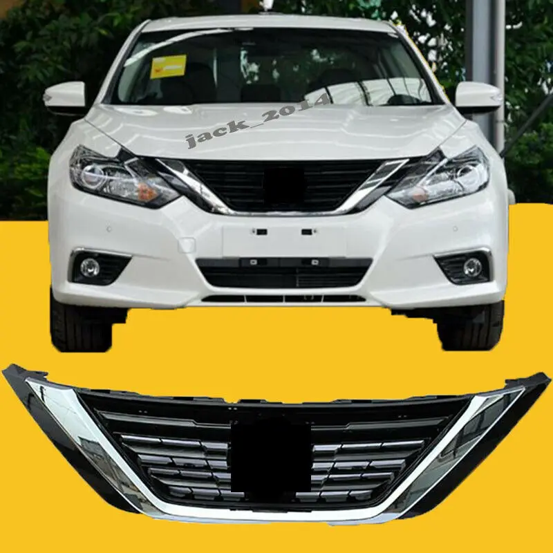Для 2016 2017 2018 Nissan ALTIMA ABS Хромированная передняя втулка решетки радиатора |