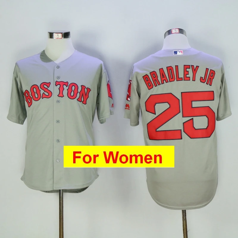 Для женщин Boston Mookie Betts Xander Bogaerts J.D. Martinez Andrew Benintendi Chris Sale Jackie Bradley Flex& Cool Base Jersey - Цвет: Армейский зеленый