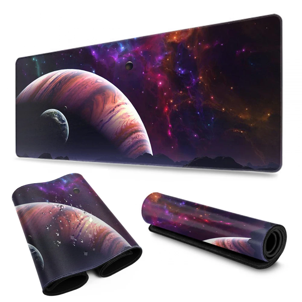 

80x30cm Simple Landscape Mouse Pad Lock Edge Game Desk Pad Computer Gift Desk Pad Kawaii Mouse Pad Deskpad Home Decor Desk Mats