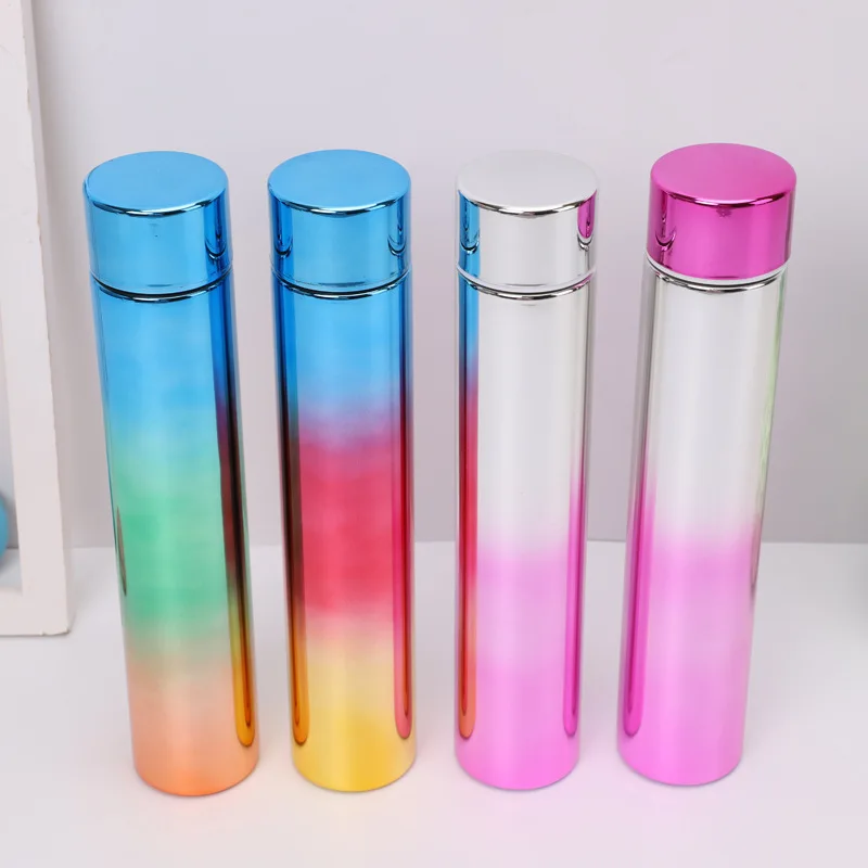 

Students Portable Korean-style Creative Anti Wolf Cup Insulated Stainless Steel Bottle Men And Women Slender Glass Gift Cup Cust