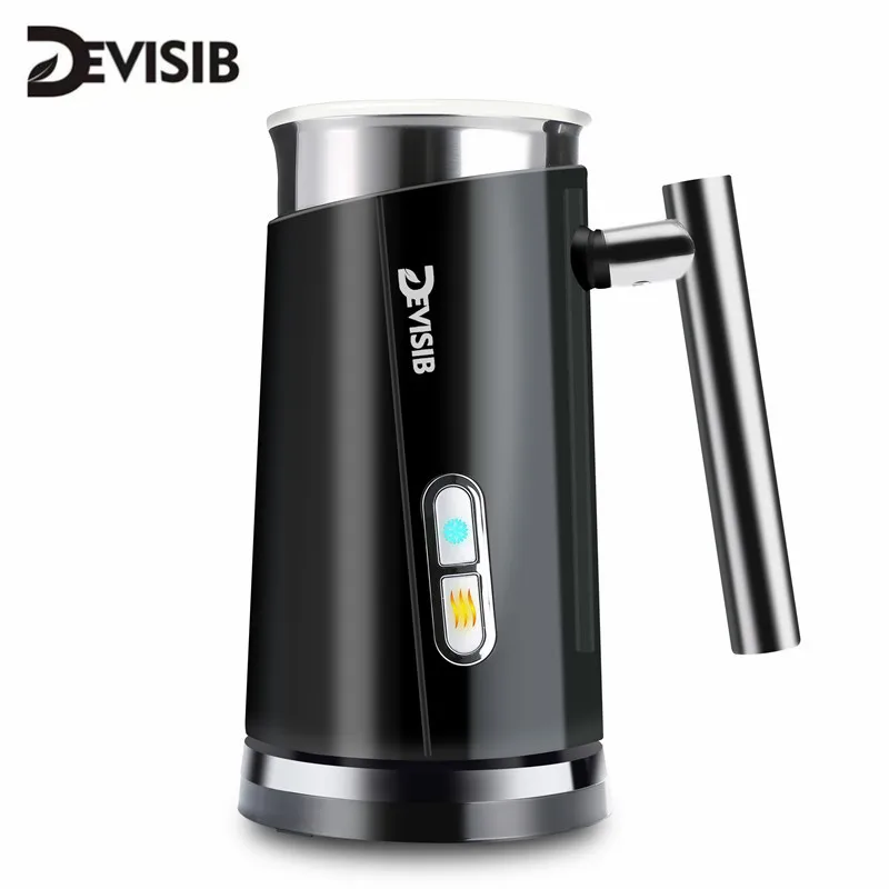 DEVISIB vaporizador de leche eléctrica 3 en 1 de vapor para hacer Cappuccino Latte automática calentador Espumador de café leche calentador frío caliente