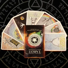 

2022 New Arrive Witch Tarot Interactive Desktop Oracle Card Tarot Deck Divination Fate Tarot Card Drinking Party Game