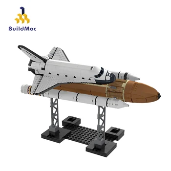 

BuildMoc Technic Super Space Shuttle Set Kids Toys Building Blocks Aircraft Creator Airplane Bricks Educational Toy For Children