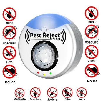 

2020 New Pest Reject Pro Anti Insect Ultrasonic 300 Square Meters Of Coverage Pest Repeller Rat Mosquito Fly Killer