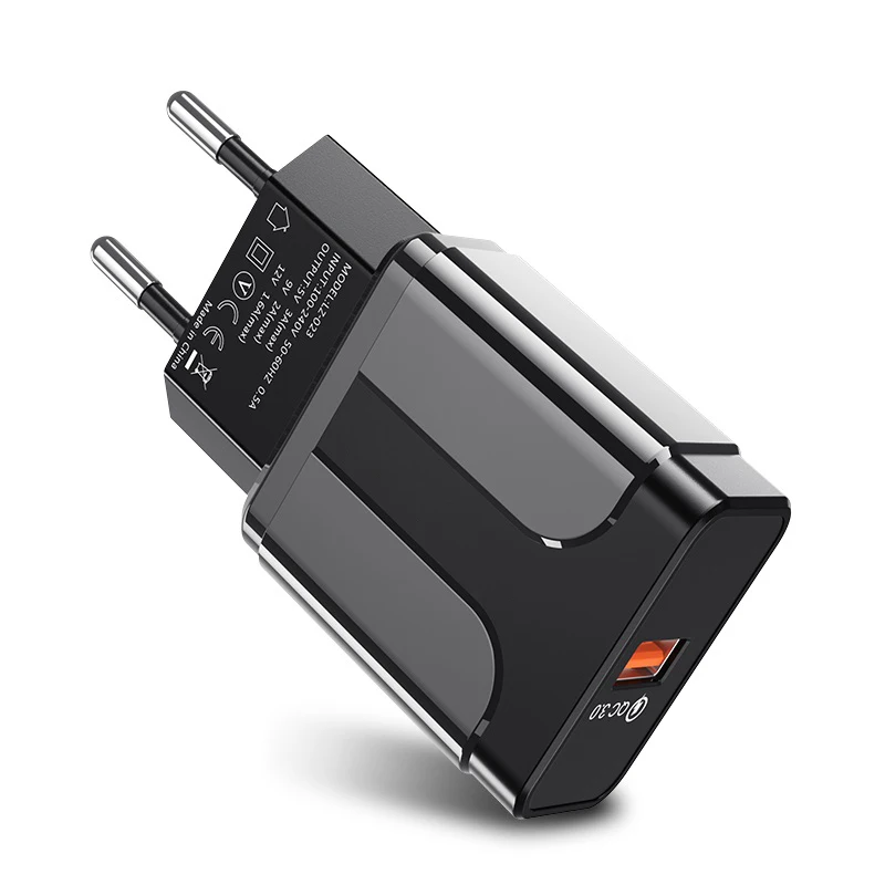 Tkey Quick Charge 3,0 18 Вт QC 3,0 4,0 быстрое зарядное устройство USB портативное зарядное устройство для мобильного телефона iPhone samsung Xiaomi huawei