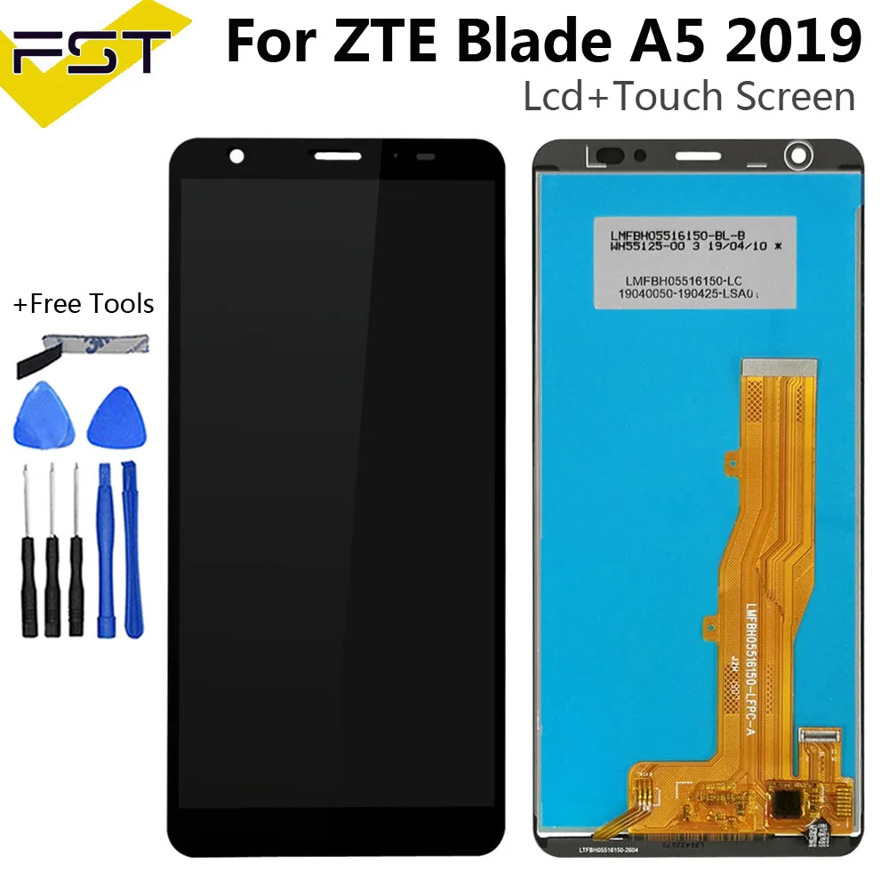5,45 ''для zte Blade A5 ЖК-дисплей+ кодирующий преобразователь сенсорного экрана в сборе для zte A5 запасные части для мобильных телефонов+ Инструменты
