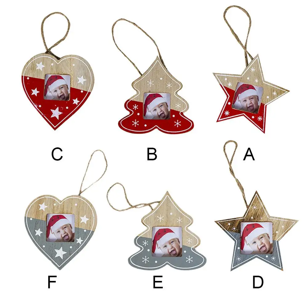 

Christmas Photo Frame Pendant Christmas Tree Decoration Christmas Hanger Home Shopping Mall Ornaments