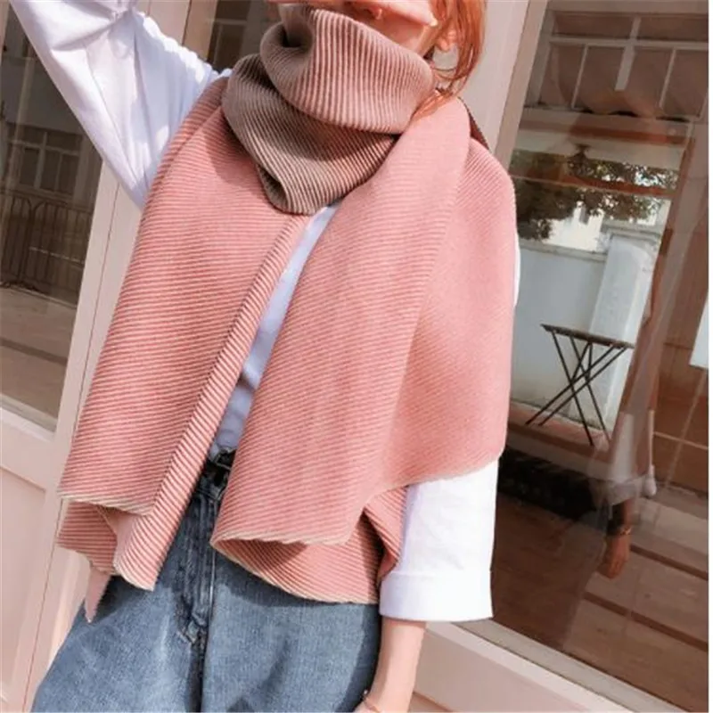 South Korea's new fold the scarf female qiu dong season long scarf joker towel with thick warm scarf XF010