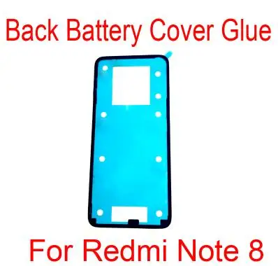 2 шт./лот, для Xiaomi mi 9 mi x 2 S/Red mi Note 7 K20 Pro, клейкая наклейка, задняя крышка для батареи, клейкая лента - Цвет: Redmi Note 8