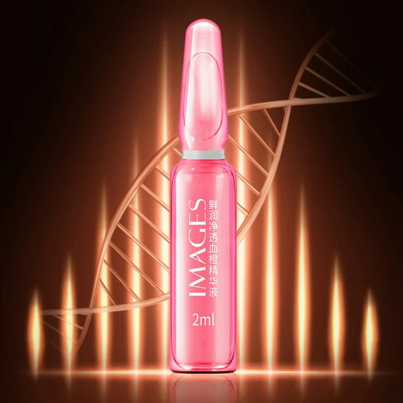 7pcs/box Orange Blood Essence Set Perfect Vitamin C Ampoule Essence Anti-Darkness Whitening Brightening The Skin