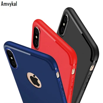 

300pcs Ultra-thin Soft Matte TPU Silicone Cover for Iphone 11 Pro Xs Max X Xr 6 6s 7 8 Plus Protection Case with Dust Plug