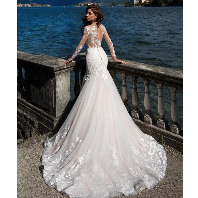 Zeemeermin Plus Size Trouwjurk Jurken Sweetheart Hals Wit Ivoor Afrikaanse Kant Stof 2019 Hoge Kwaliteit Lange Mouwen Zeemeermin Plus Size Trouwjurk Jurken Sweetheart Hals Wit Ivoor Afrikaanse Kant Stof 2019 Hoge Kwaliteit Lange Mouwen