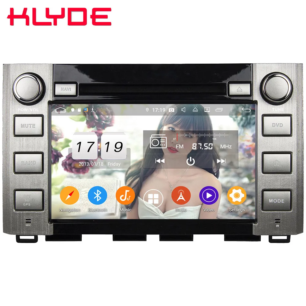 Klyde ips 4G wifi Android 9,0 Восьмиядерный 4 Гб ОЗУ 64 Гб ПЗУ DSP автомобильный DVD мультимедийный плеер радио для Toyota Sequoia Tundra
