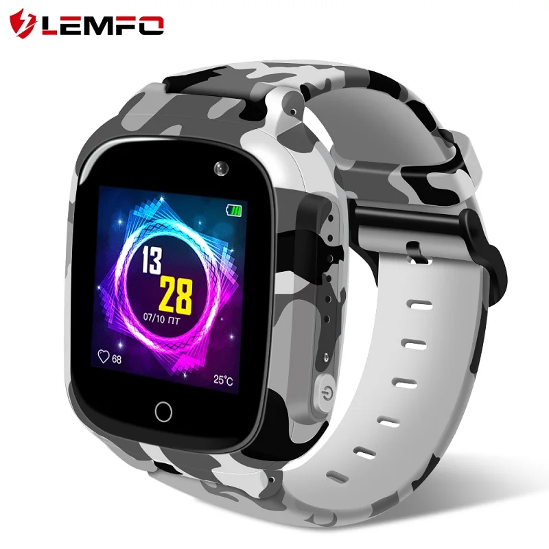 Best Watches LEMFO LEC2 Russian language smart watch for children Smart watch GPS SIM Card Bluetooth SOS function official warranty