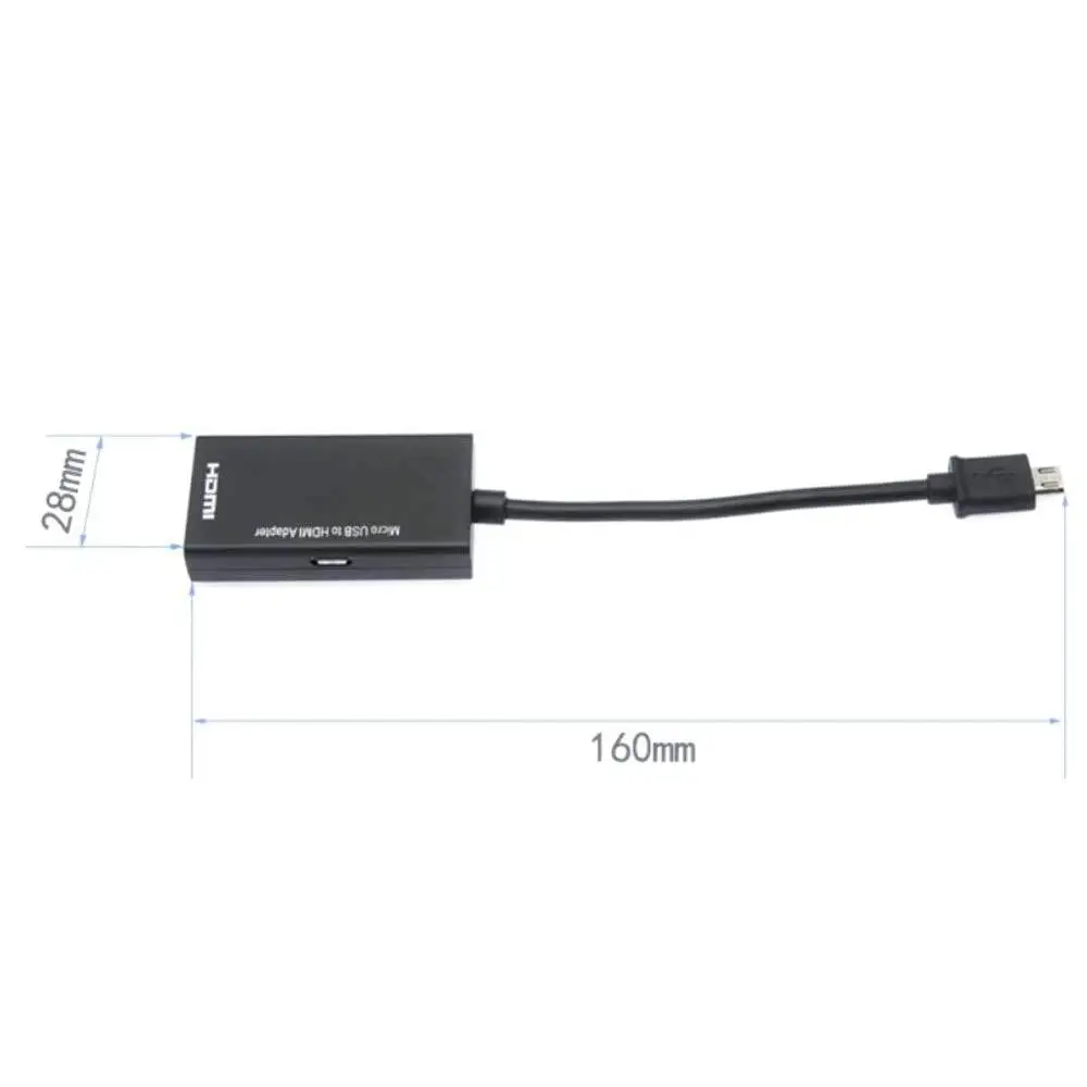 Для type C и Micro USB к HDMI 1080P HD аудио-видео кабель для HDTV конвертеры адаптеры для samsung huawei Android Phone Tablet