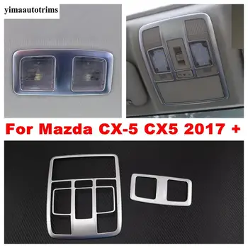 

Roof Reading Lights Lamps Cover Trim Car Interior Part For Mazda CX-5 CX5 2017 - 2020 Matte Interior Refit Kit 2 Pieces ABS