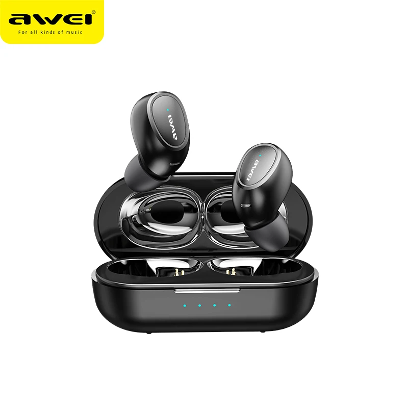 AWEI T16 Mini TWS In Ear беспроводные Bluetooth наушники водонепроницаемые с двойным