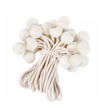 

Elastic Fixed Rope Elastic Binding Tape Camping Tent White 10pcs Cord Fastener Fixing Band Elastic Rope Sport Hiking