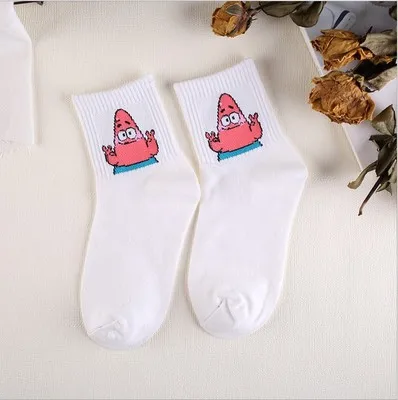 14 Fashion Cartoon Character Cute Short Socks Women Harajuku Cute Patterend Ankle Socks Hipster Skatebord Ankle Funny Socks Female - Цвет: 14