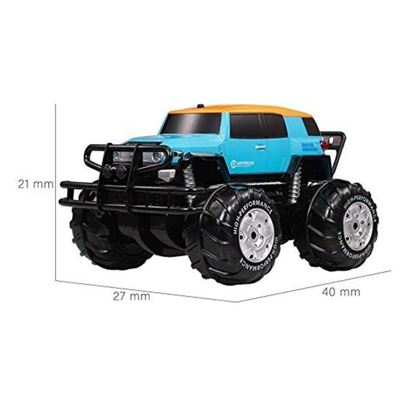 1:10 2,4 Ghz 4WD RC автомобиль открытый водонепроницаемый внедорожный автомобиль-амфибия Электрический беспроводной игрушечный автомобиль кросс-кантри автомобили