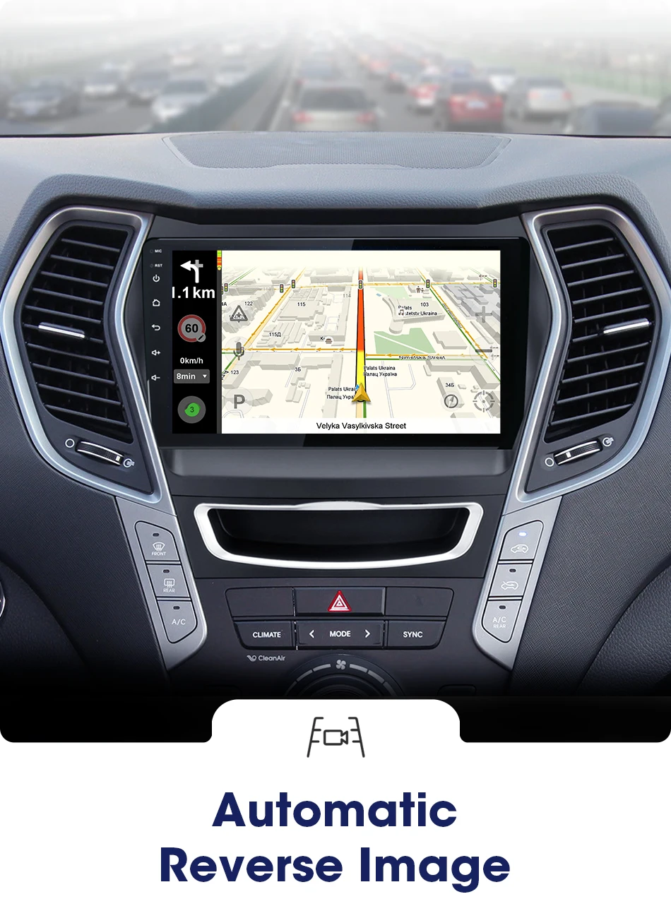 2 Din Автомобильный Радио Мультимедиа Android видео плеер навигация gps для hyundai Santa Fe 3 Grand 2013- автомобильная аудиосистема головное устройство