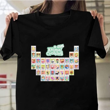 

Creative Animal Crossing Video Games T Shirt for Men/women/kids Cartoon Tees Round Collar Short Sleeve T-Shirt Plus Size Tops