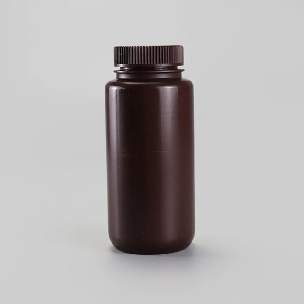 Chemical Reagent Bottle Experimental HDPE Bottle Laboratory Solid 8-500ml Leakproof Enzyme Free Generic Reagent Vials