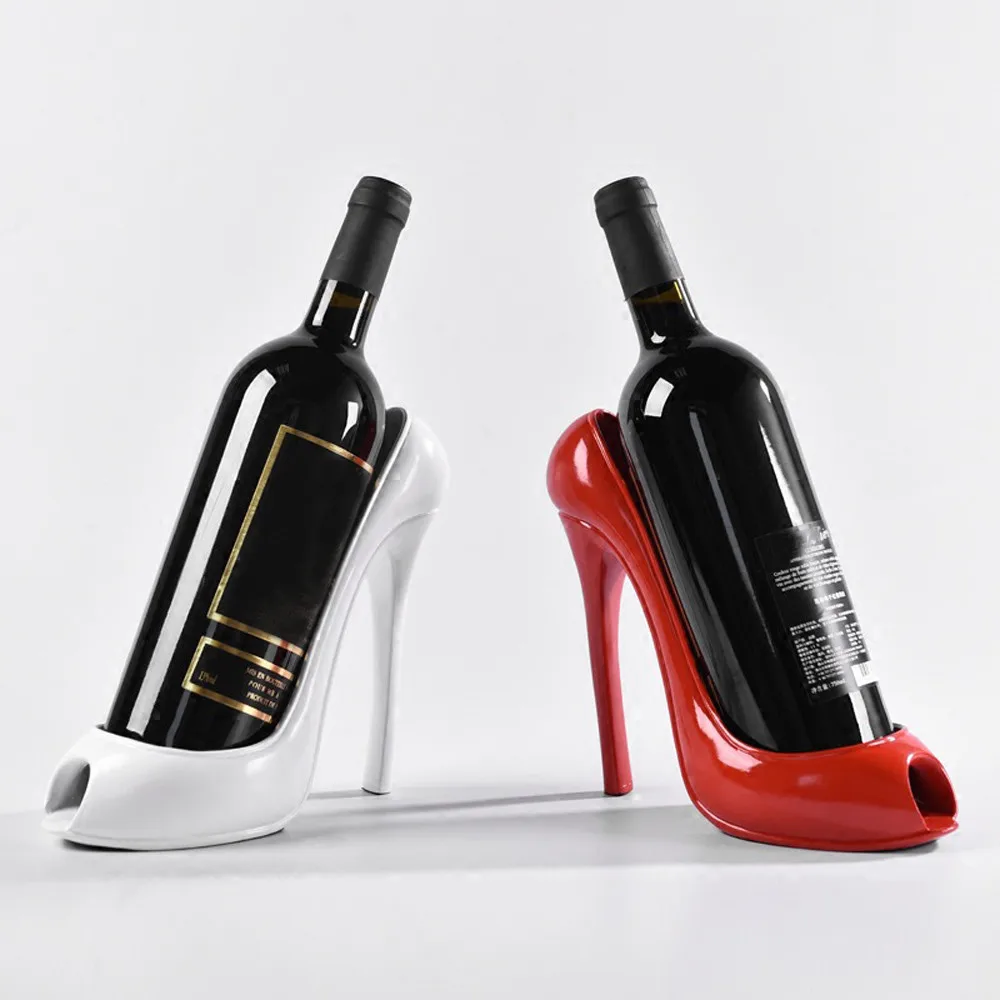 Wine Rack High Heel Shoe Bottle Holder Storage Wedding Party Decor Ornament Gif room decoration Accessories Figurines for Home