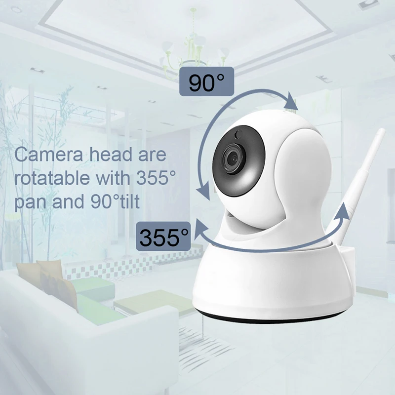 1080P IP Camera Home Security Two Way Audio Wireless Mini Wifi Camera Night Vision Video Surveillance CCTV Camera Baby Monitor