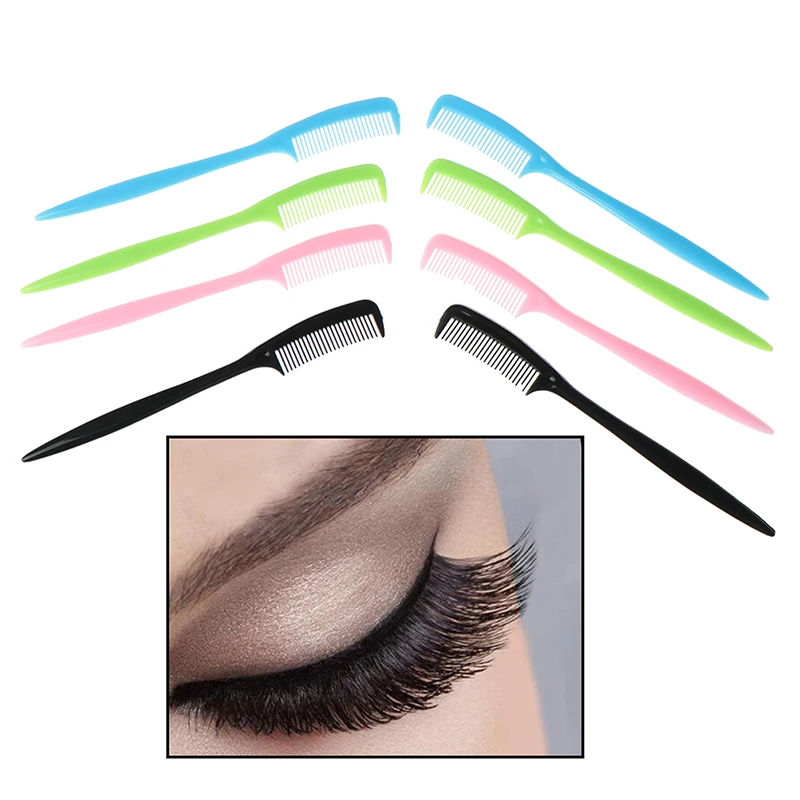 1/5pcs Plastic Eyebrow Eyelash Extension Comb Cosmetic Makeup Tool Accessories For Salon Home Use New