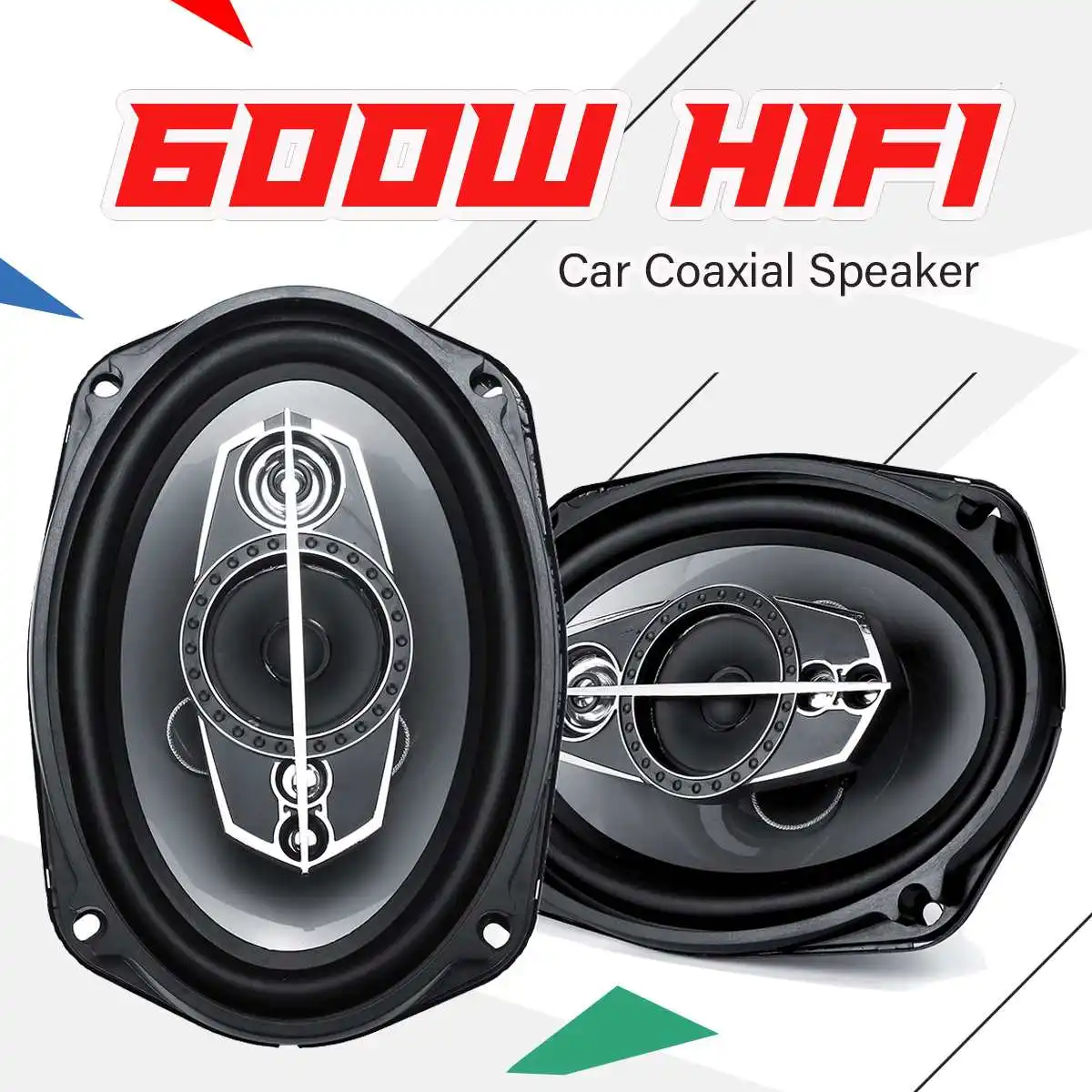 2 шт. 6x9 ''автомобильный динамик 600 Вт 2 Way Hifi коаксиальный динамик s двери автомобиля Авто Аудио Стерео полный диапазон частоты громкий динамик