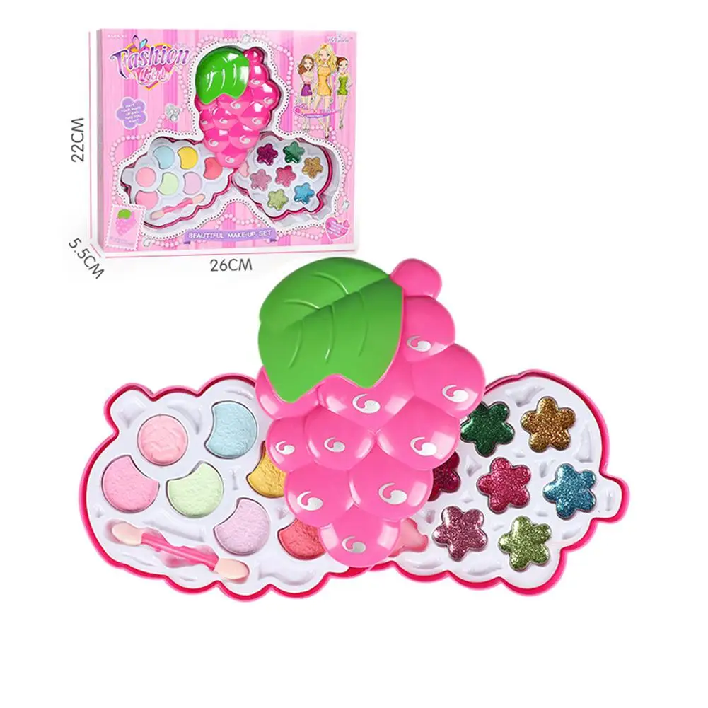 10673F Kuulee детская косметическая игрушка Макияж для девочек в форме клубники ролевые игры набор Детская косметика пластиковые игрушки - Color: 10673F
