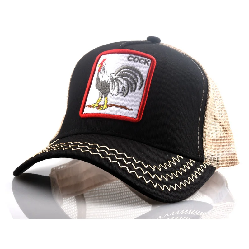 

2019 Fashion Mesh Baseball Cap Unisex Lovely Animals Caps Women&Men Snapback Cap Dad Hat Summer bone Adjustable gorras cock